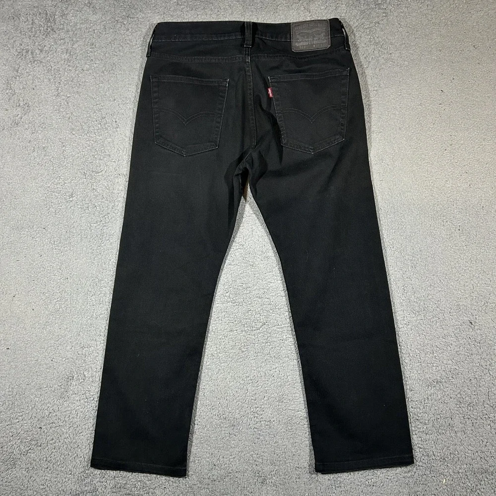 Levi's Men's 513 Slim Straight Fit Jeans Black 31W x 30L #3305